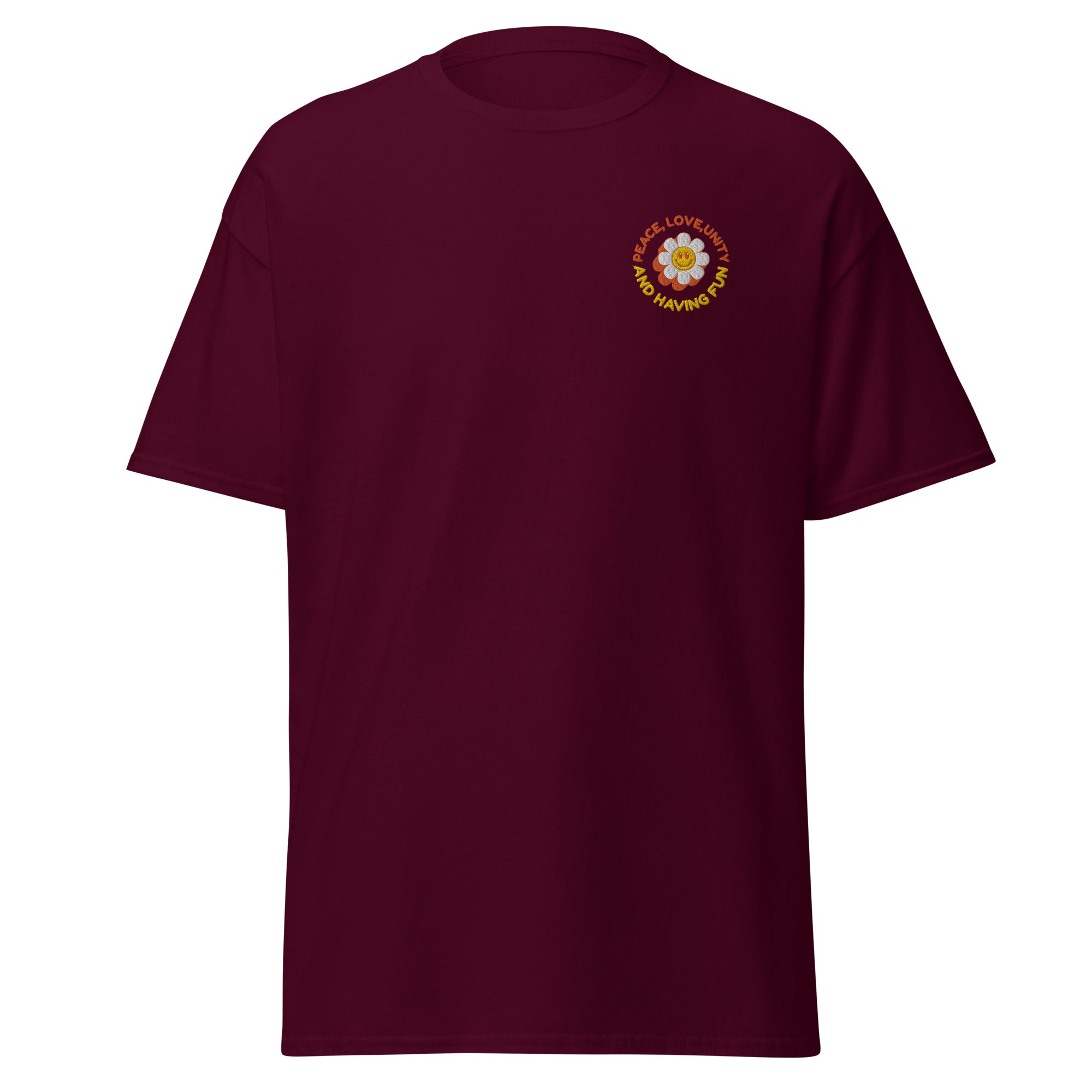 Peace Love Unity - T-shirt classique unisexe - Brodé