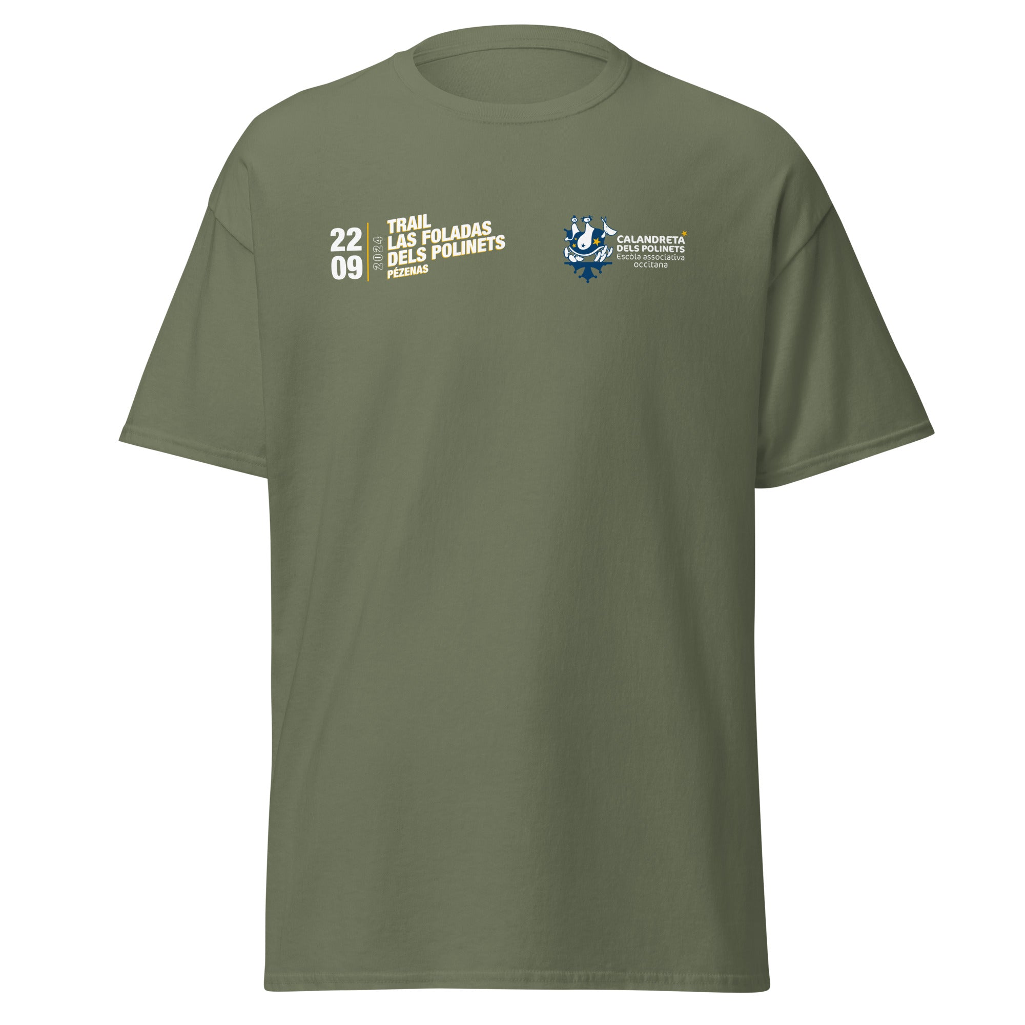 Trail Calandreta - T-shirt classique unisexe - Face et dos