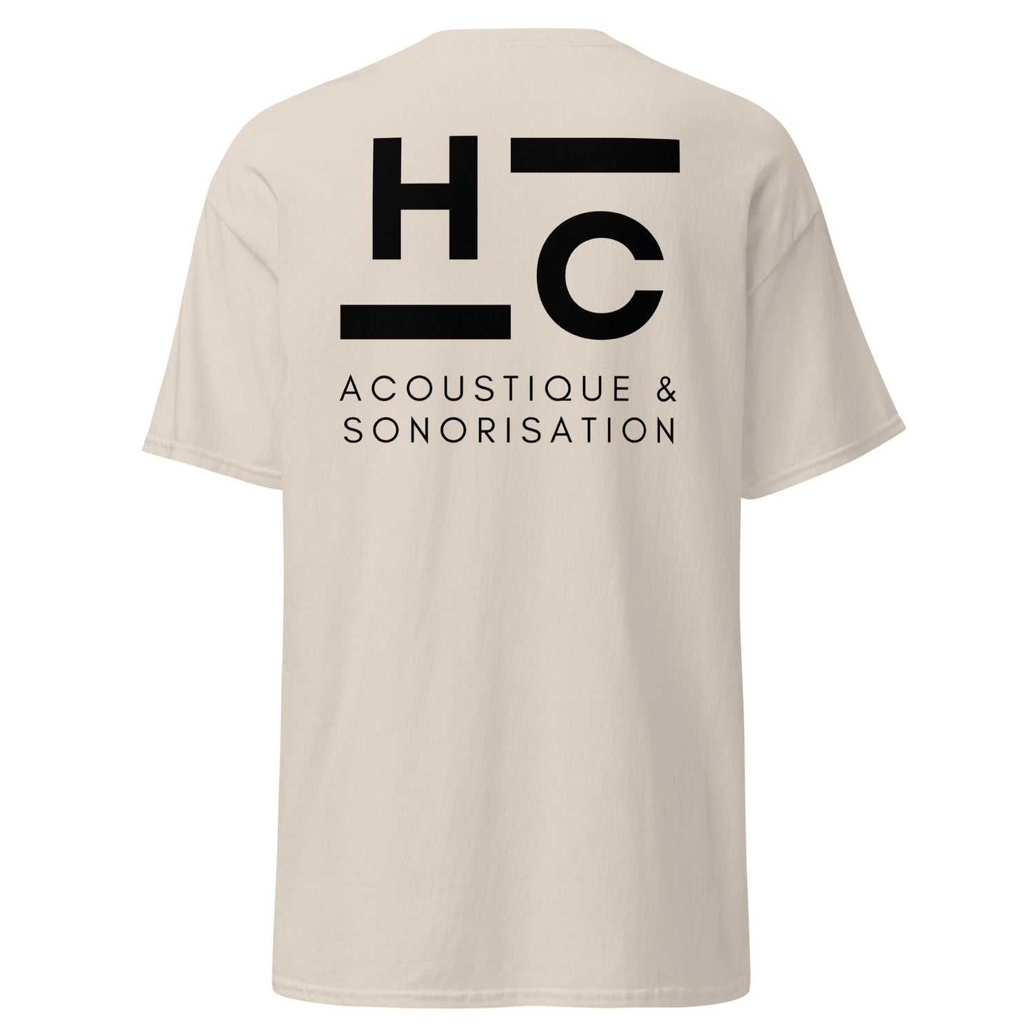 HC Acoustique - T-shirt classique unisexe - Imp. cœur et dos