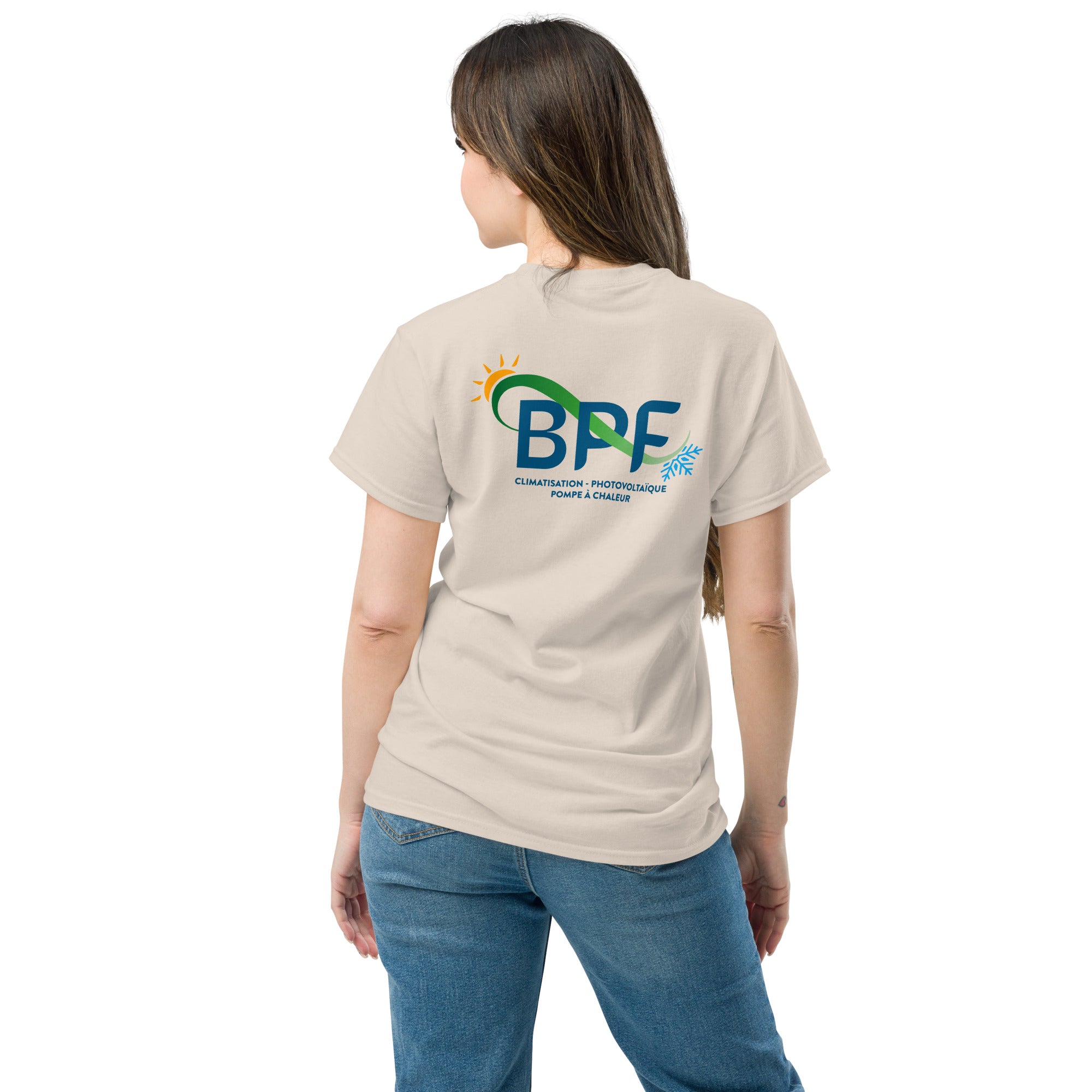 BPF - T-shirt classique unisexe - Coeur et Dos