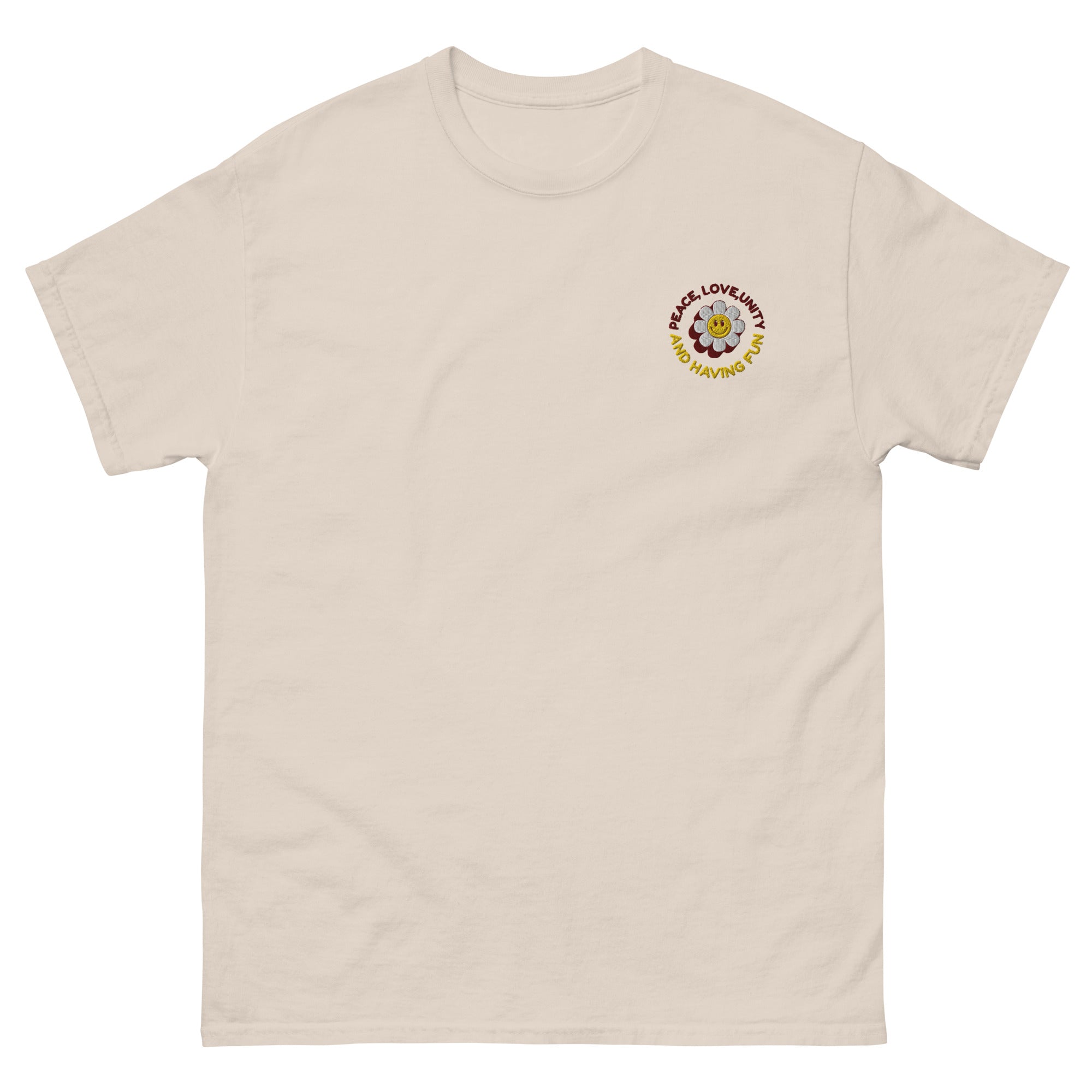 Peace Love Unity - T-shirt classique unisexe - Brodé