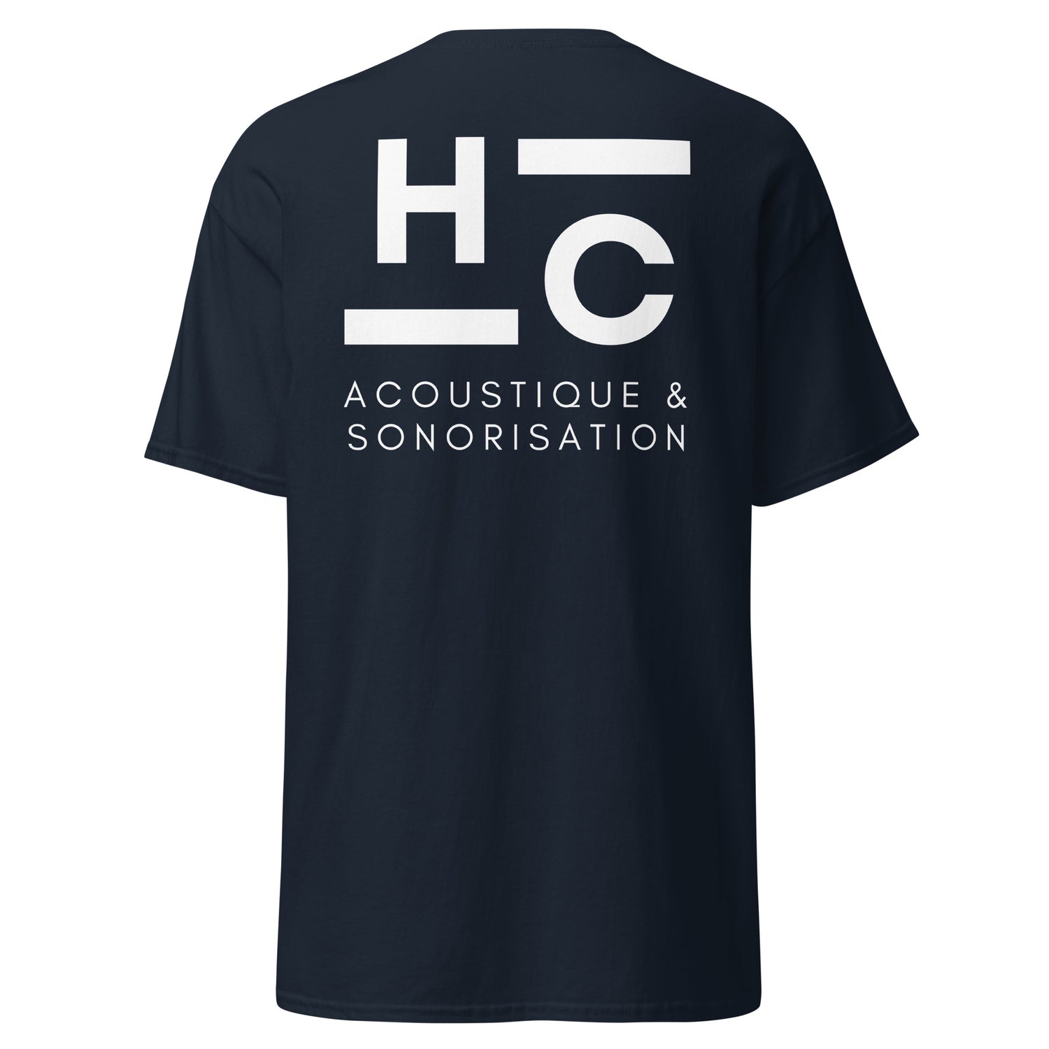 HC Acoustique - T-shirt classique unisexe - Imp. cœur et dos