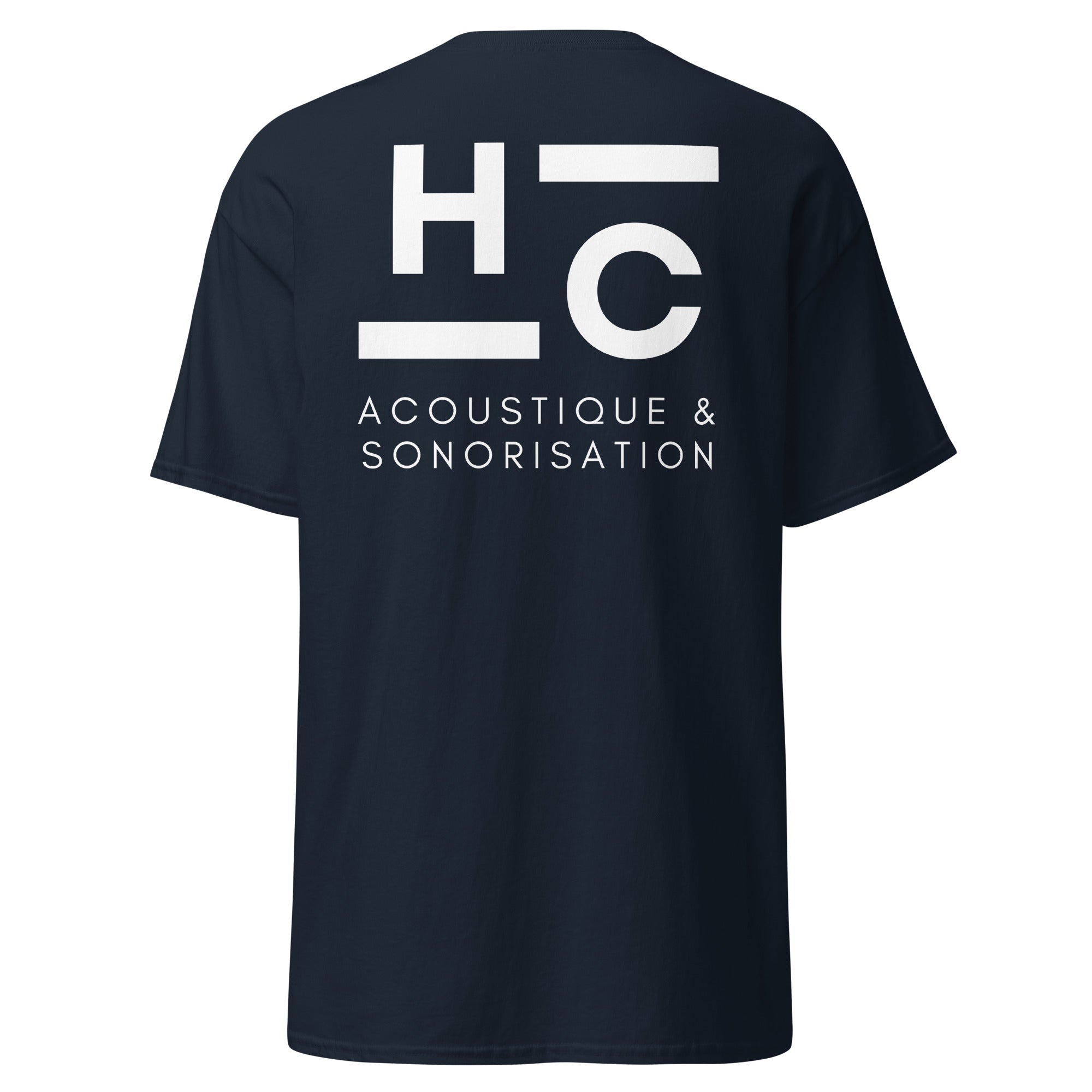 HC Acoustique - T-shirt classique unisexe - Imp. cœur et dos
