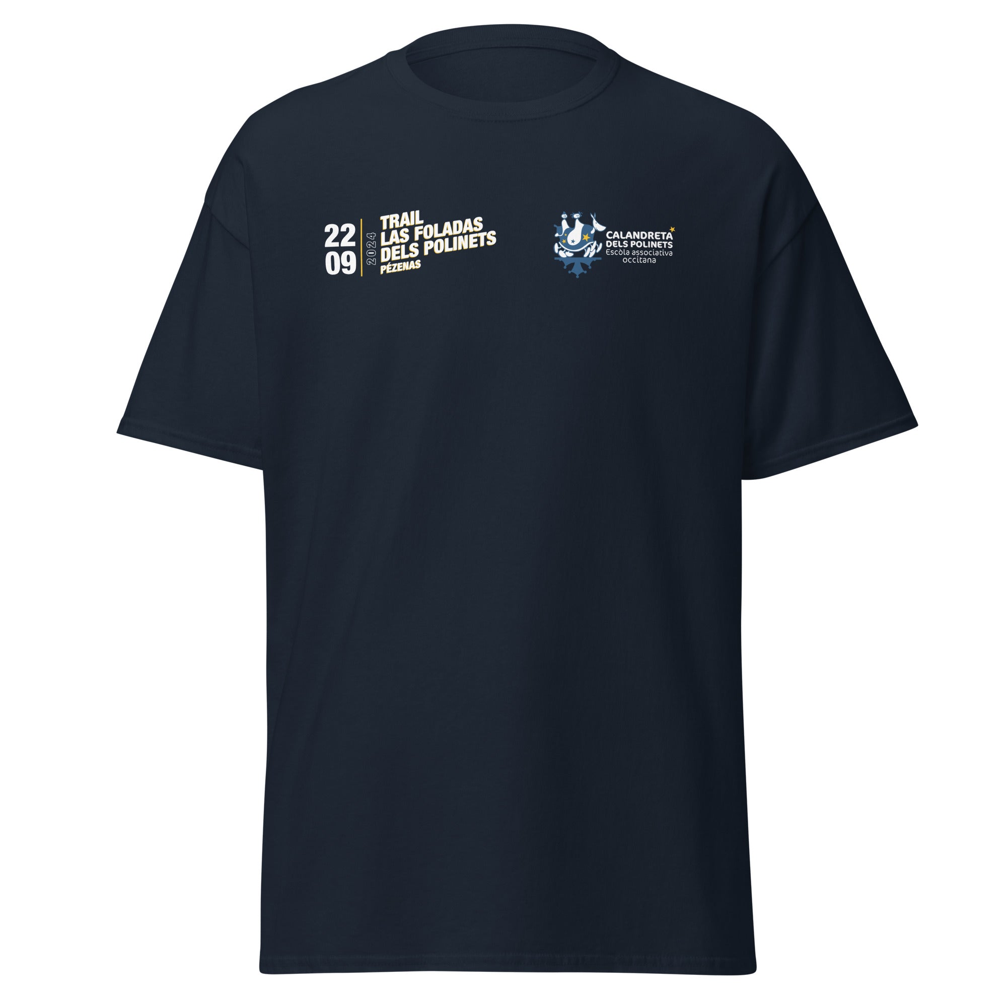 Trail Calandreta - T-shirt classique unisexe - Face et dos