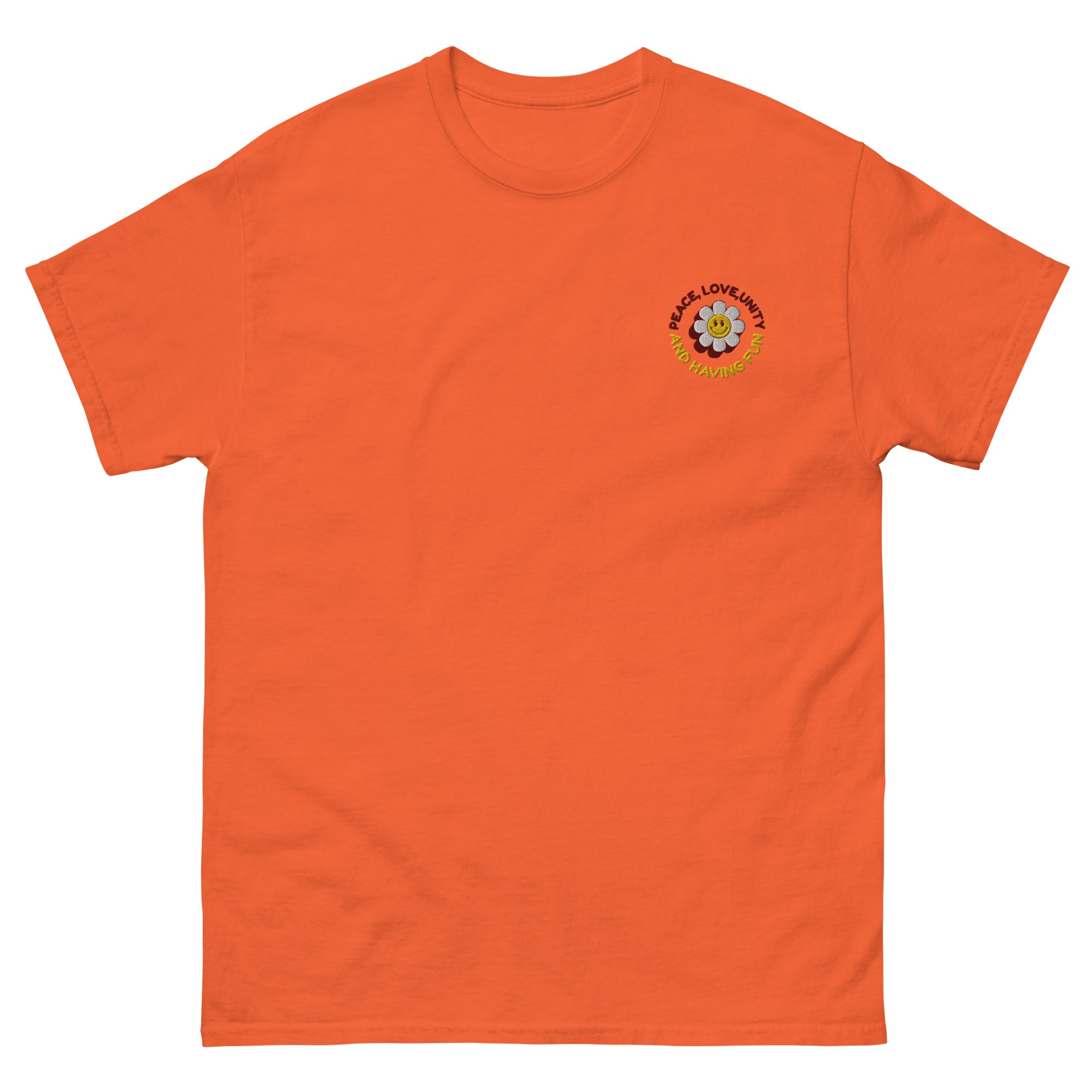 Peace Love Unity - T-shirt classique unisexe - Brodé