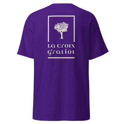 La Croix Gratiot - T-shirt classique unisexe - 2 marquages : Coeur et dos