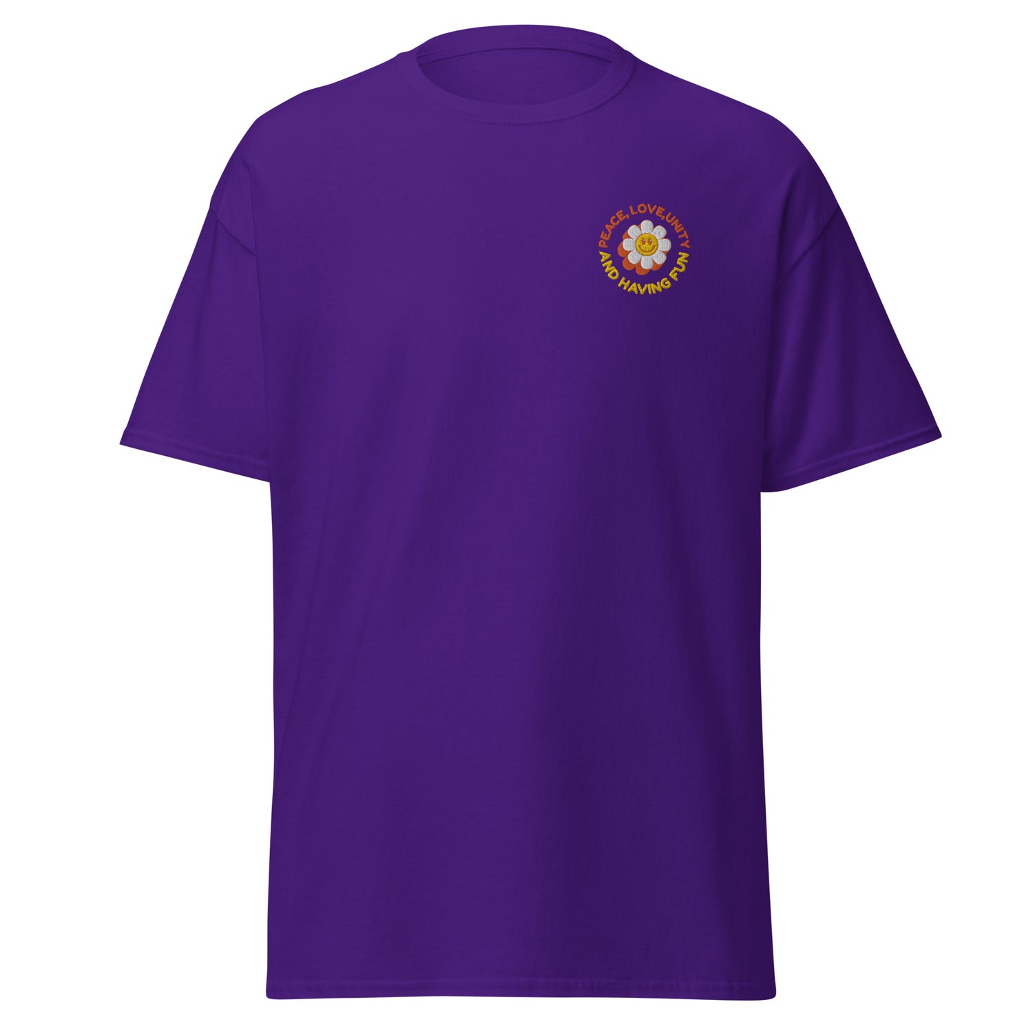 Peace Love Unity - T-shirt classique unisexe - Brodé