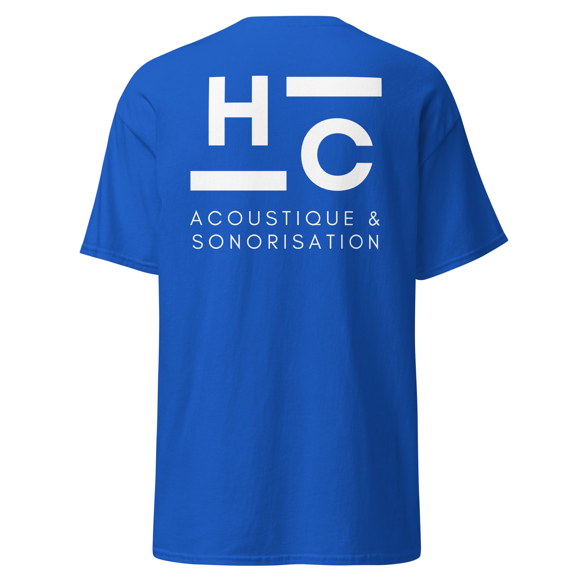 HC Acoustique - T-shirt classique unisexe - Imp. cœur et dos