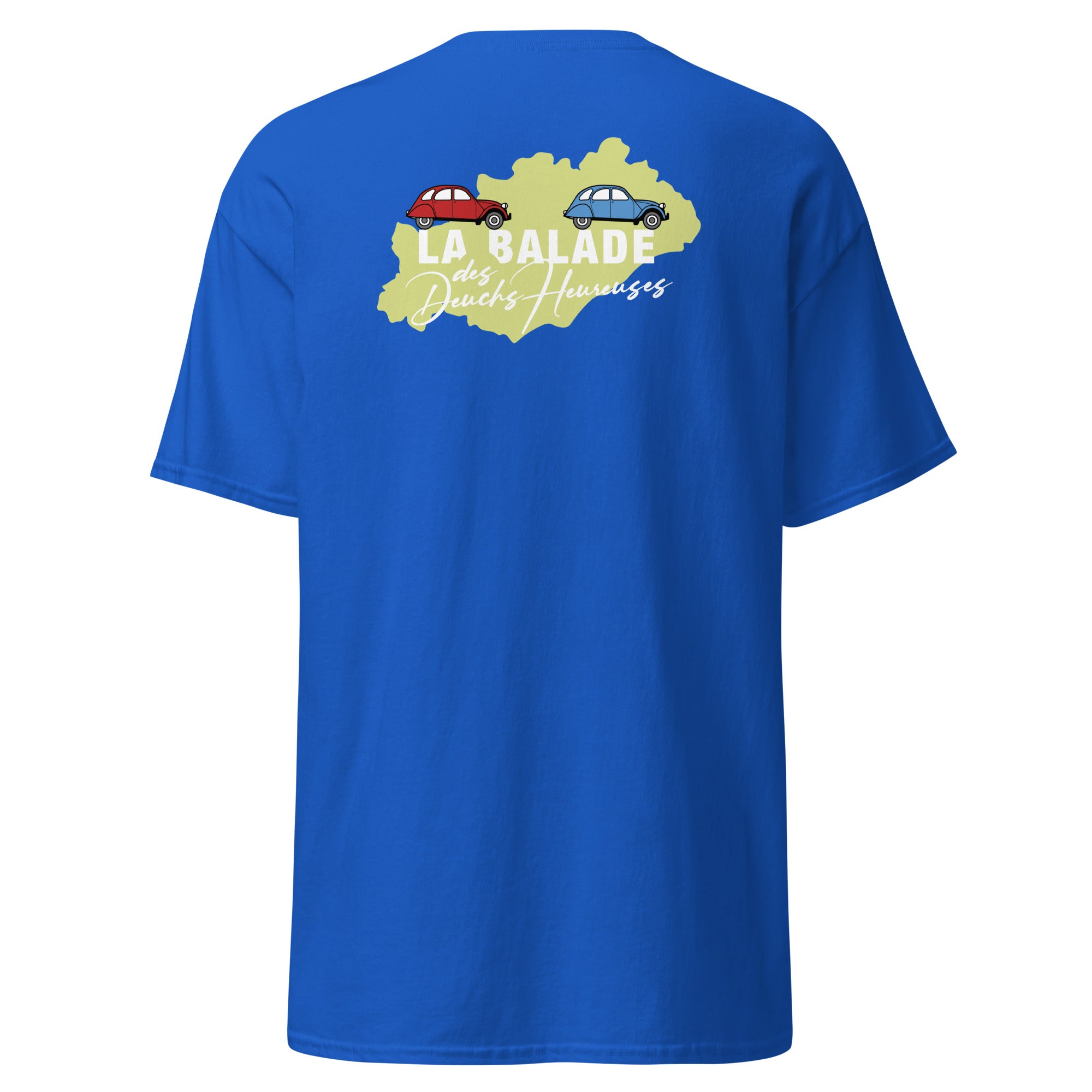La Balade des Deuchs Heureuses - T-shirt classique unisexe - Coeur et dos