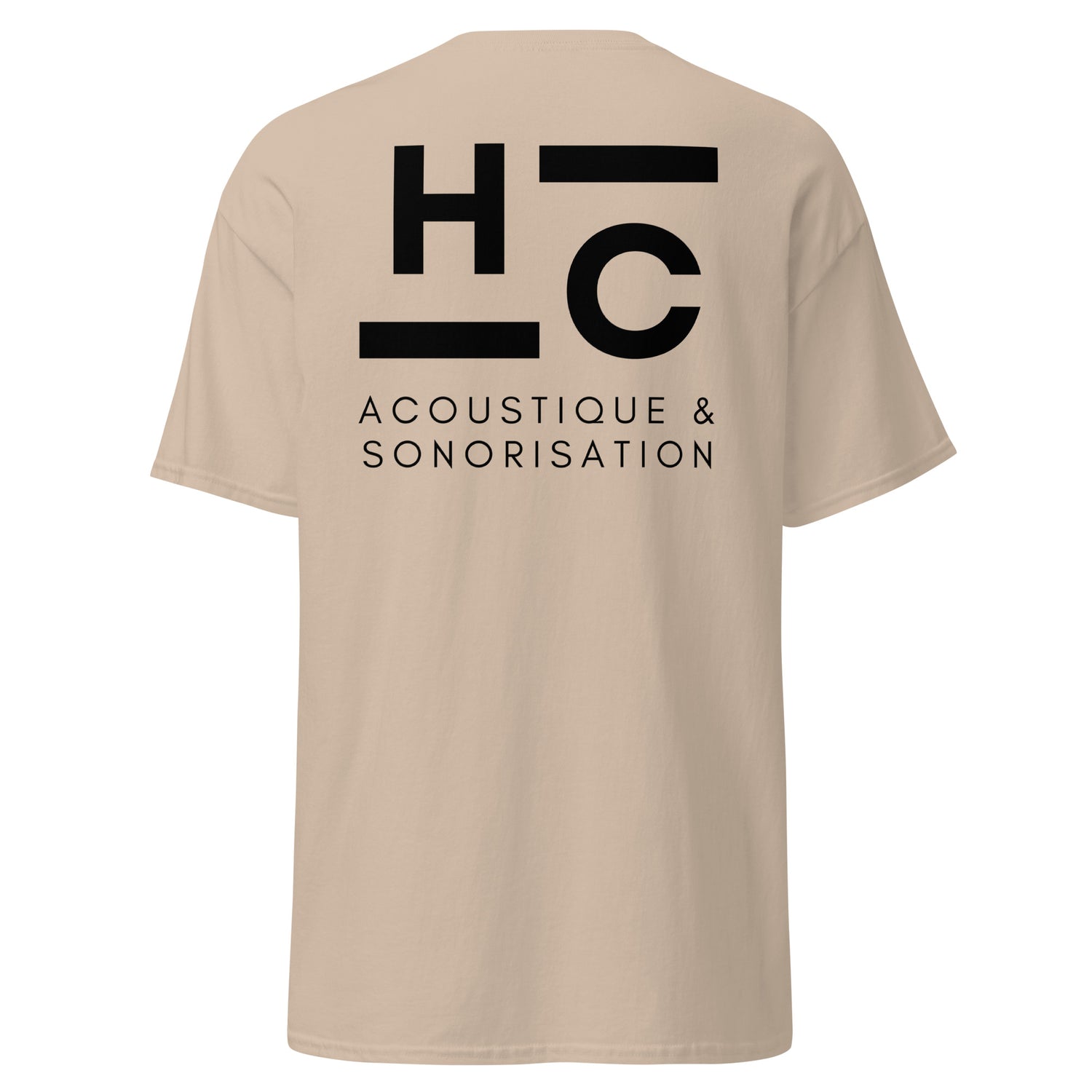 HC Acoustique - T-shirt classique unisexe - Imp. cœur et dos