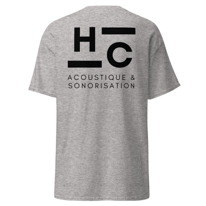 HC Acoustique - T-shirt classique unisexe - Imp. cœur et dos