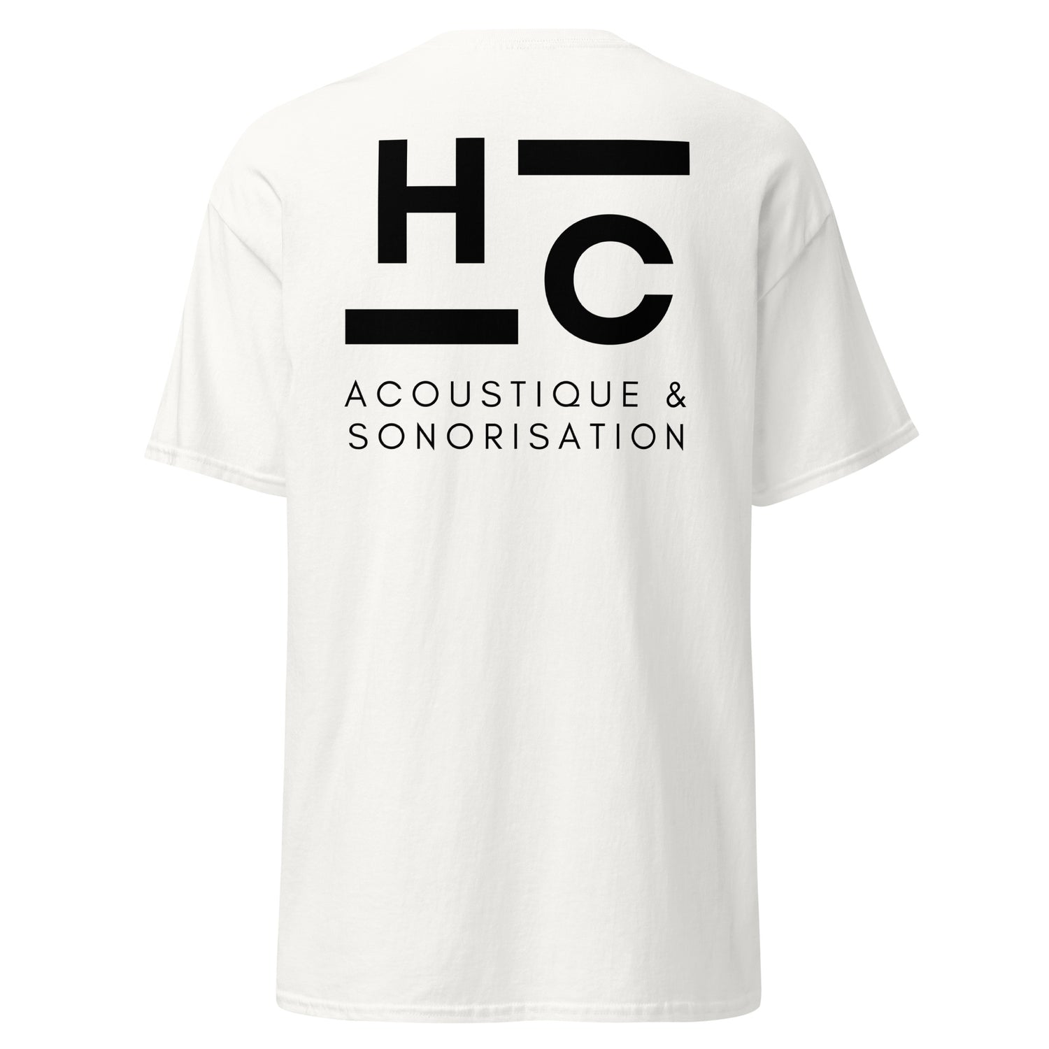 HC Acoustique - T-shirt classique unisexe - Imp. cœur et dos