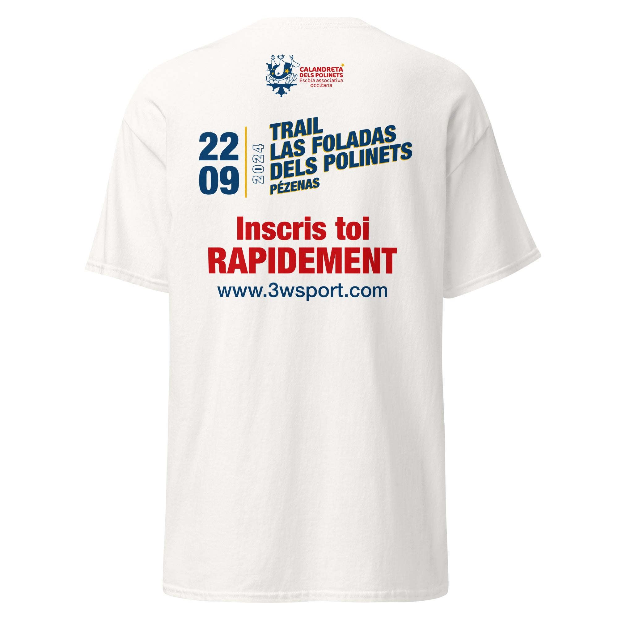 Trail Calandreta - T-shirt classique unisexe - Face et dos