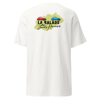 La Balade des Deuchs Heureuses - T-shirt classique unisexe - Coeur et dos