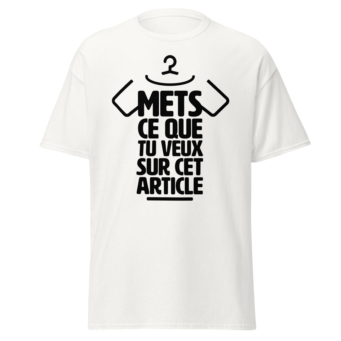 T-shirt unisexe classique personnalisable
