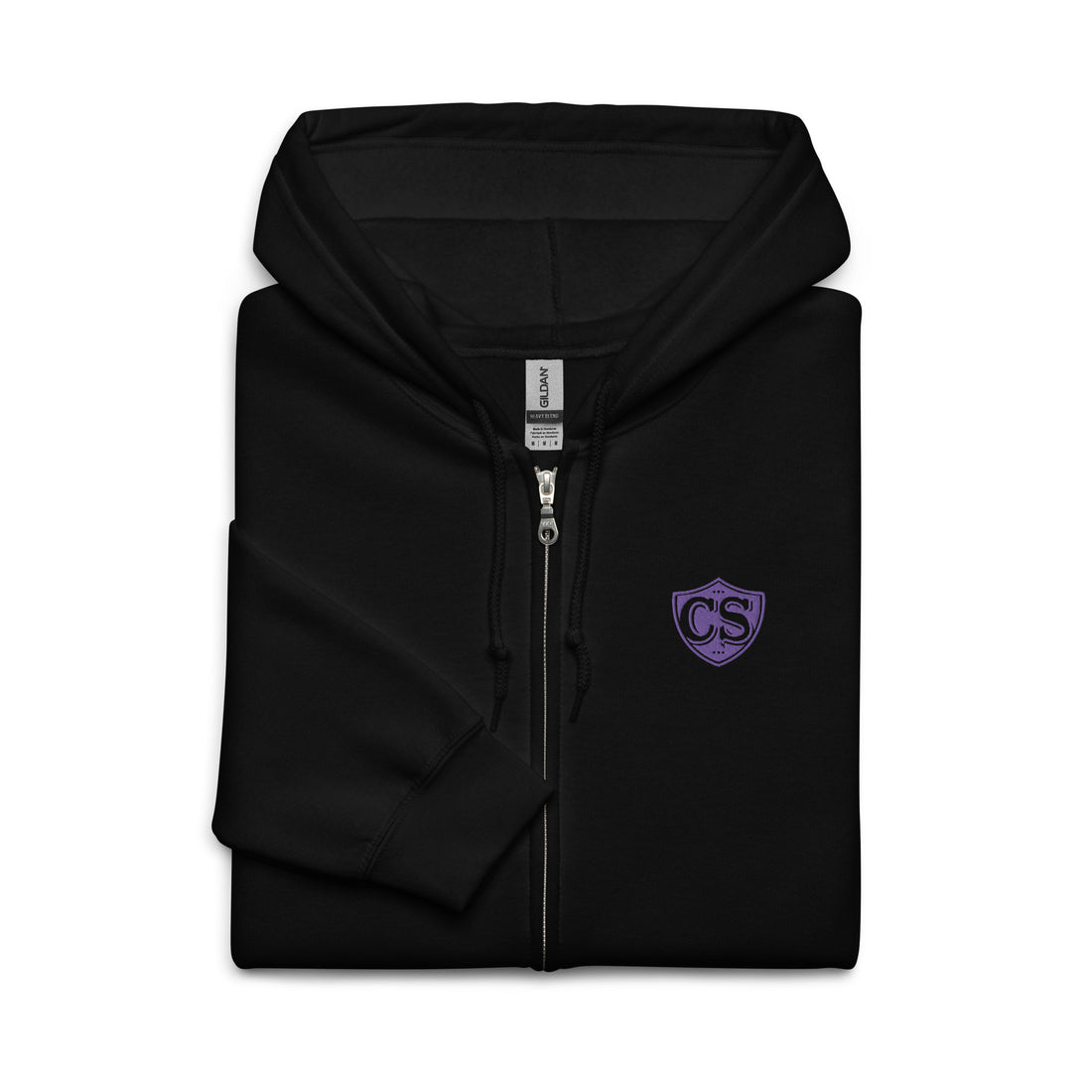 Côté Sud - Sweat à capuche épais unisexe à fermeture éclair - Brodé