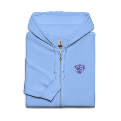 Côté Sud - Sweat à capuche épais unisexe à fermeture éclair - Brodé