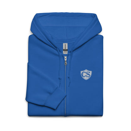 Côté Sud - Sweat à capuche épais unisexe à fermeture éclair - Brodé