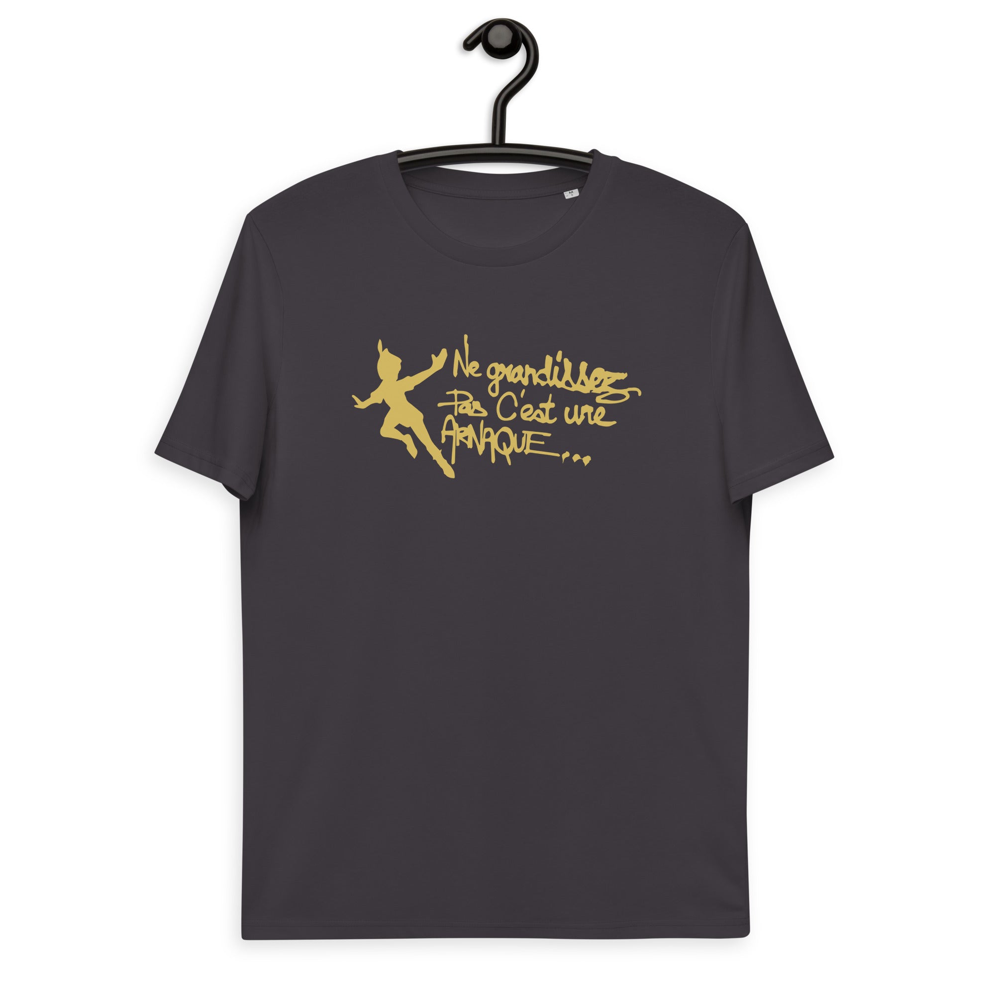 Ne grandissez pas  -  T-shirt unisexe en coton biologique
