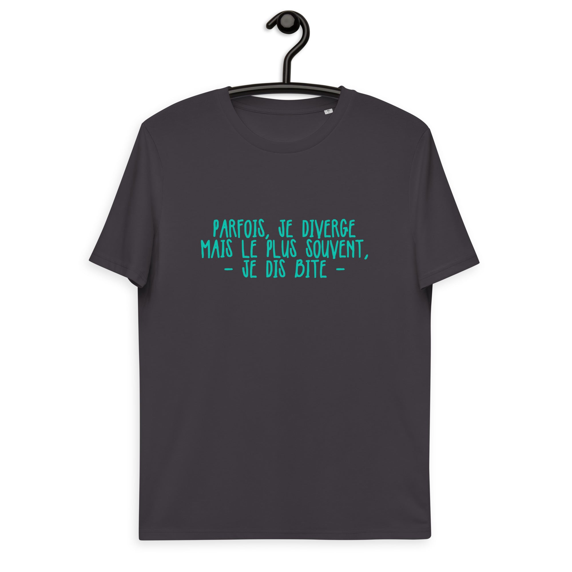 Parfois, je diverge - T-shirt unisexe en coton biologique