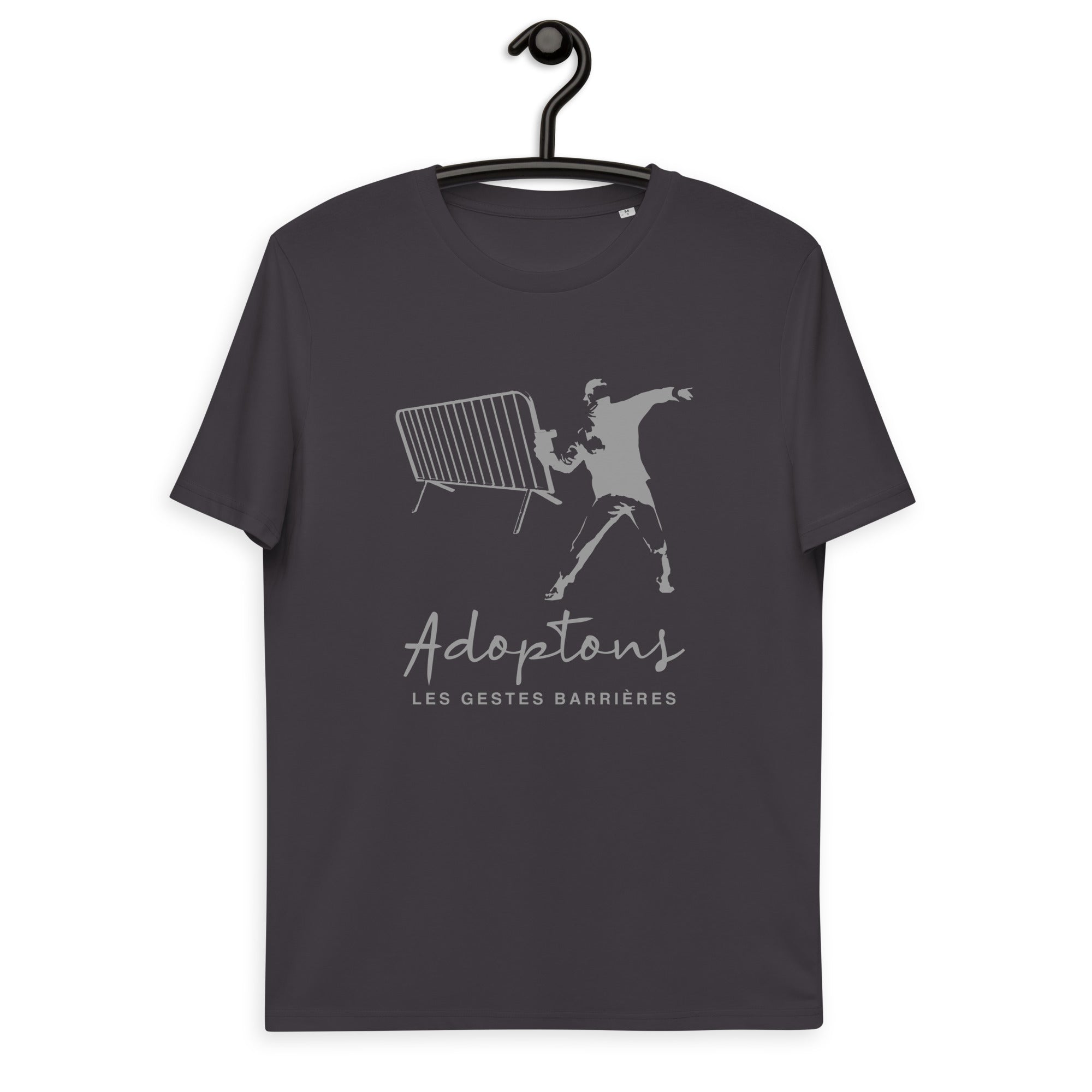 Les gestes barrières - T-shirt unisexe en coton biologique