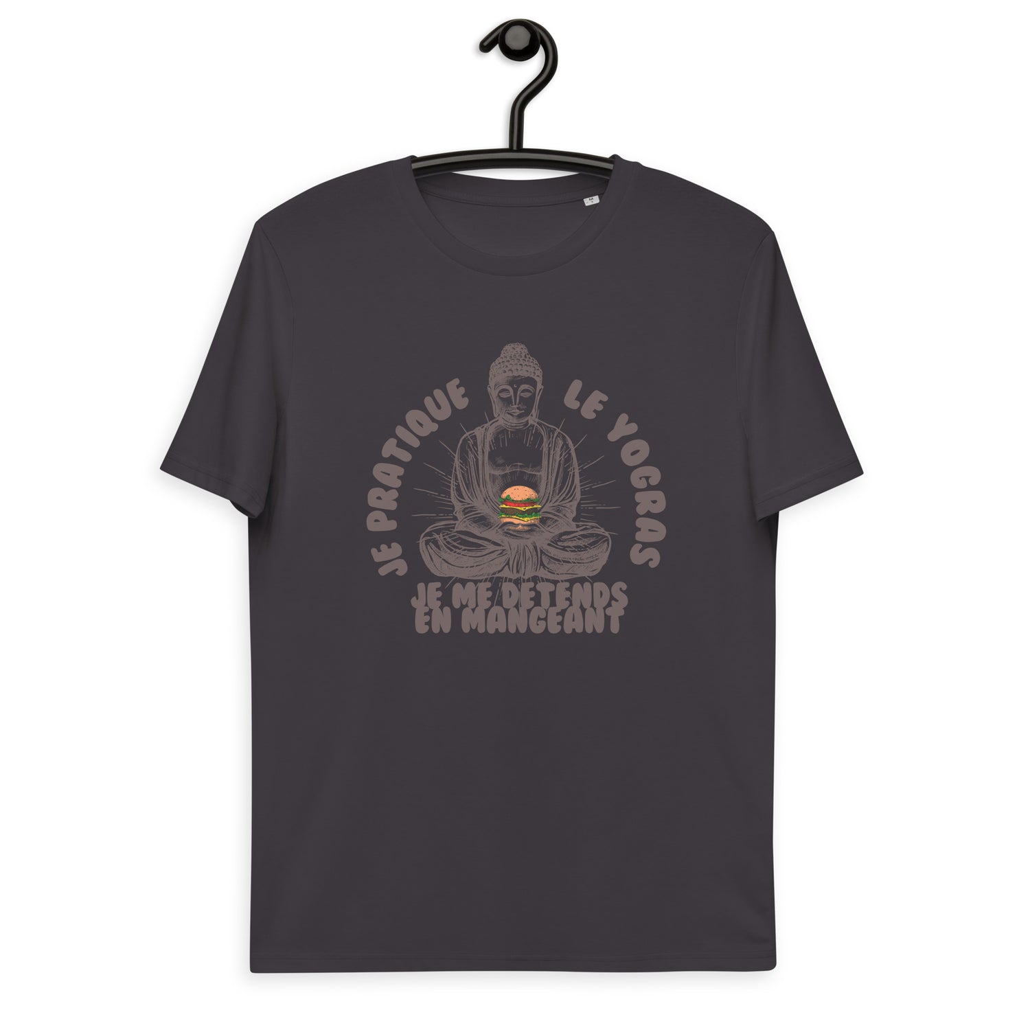 Je pratique le yogras -T-shirt unisexe en coton biologique