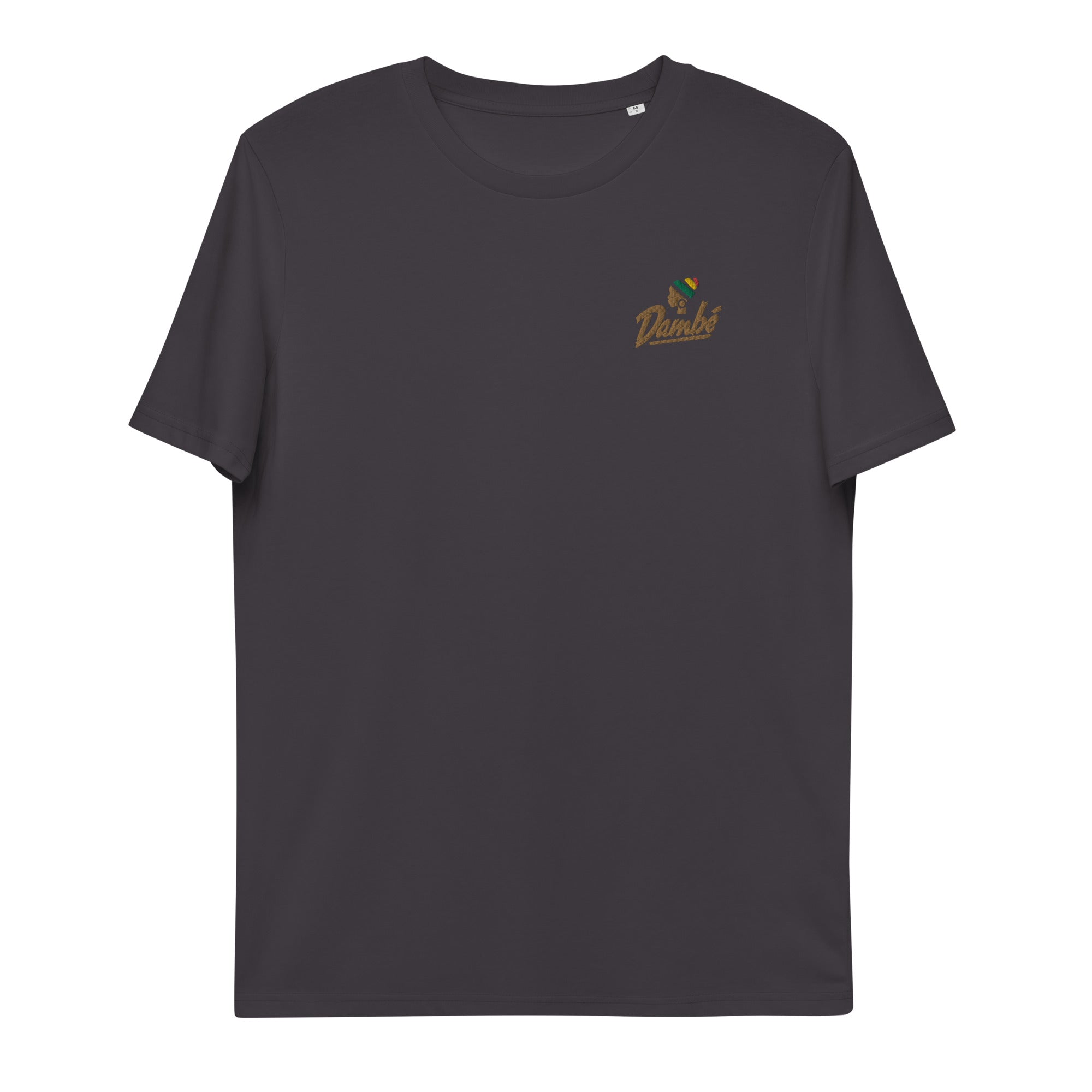 Dambé visage - T-shirt unisexe en coton biologique brodé
