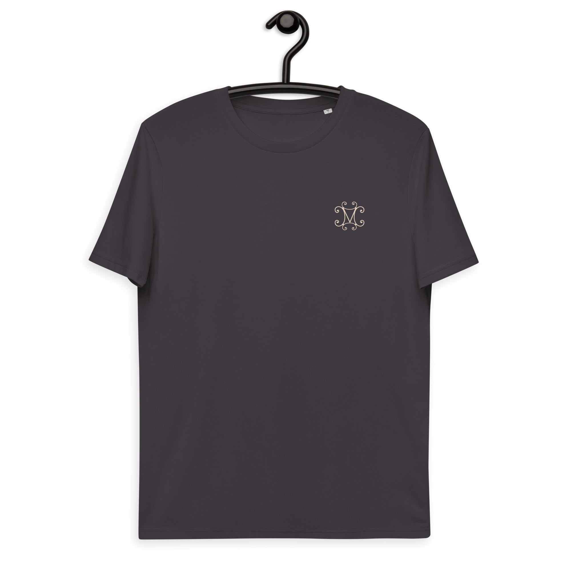 Halles Mazuc -T-shirt unisexe en coton biologique - cœur et dos.