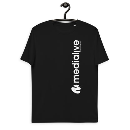 Logo Medialive - T-shirt unisexe en coton biologique