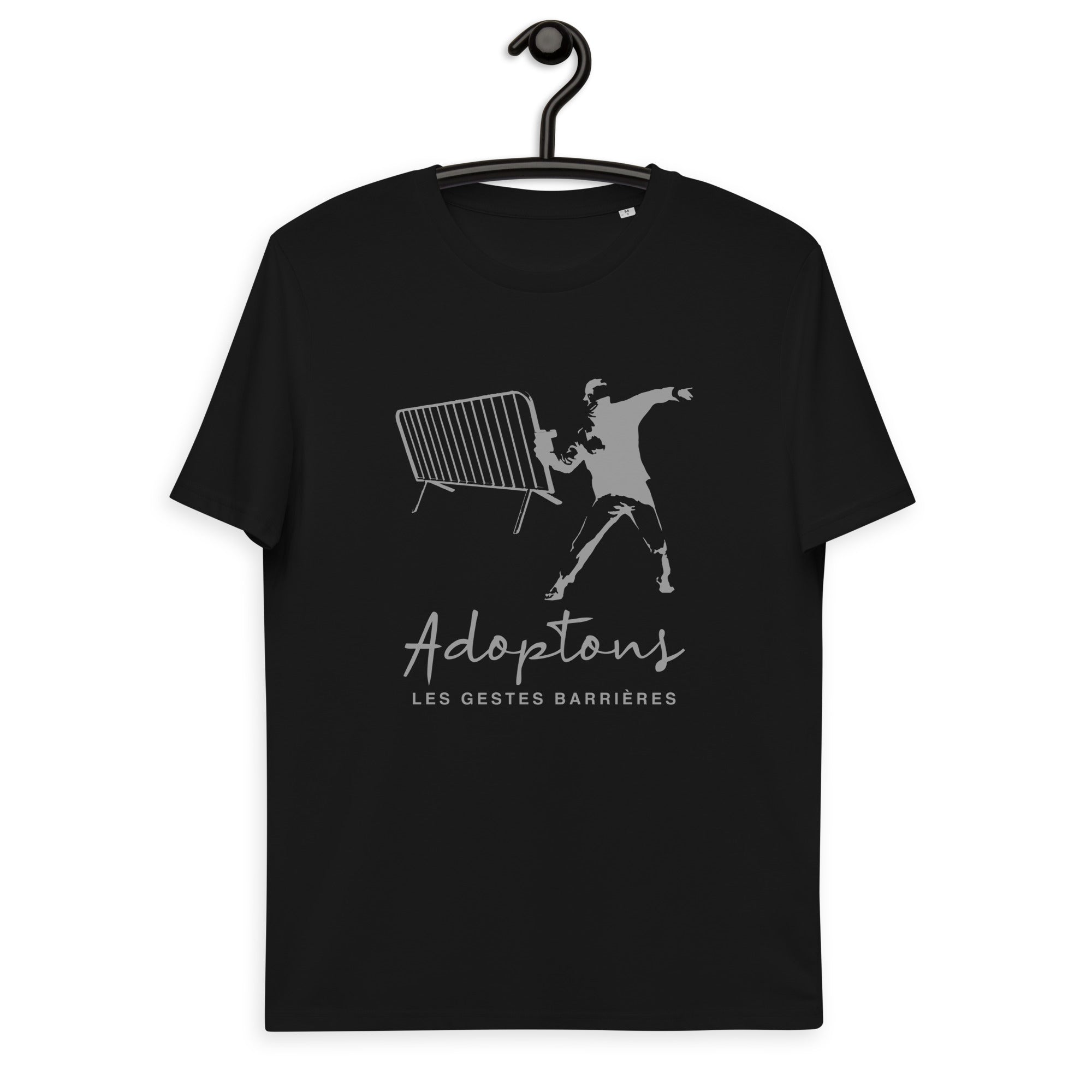 Les gestes barrières - T-shirt unisexe en coton biologique