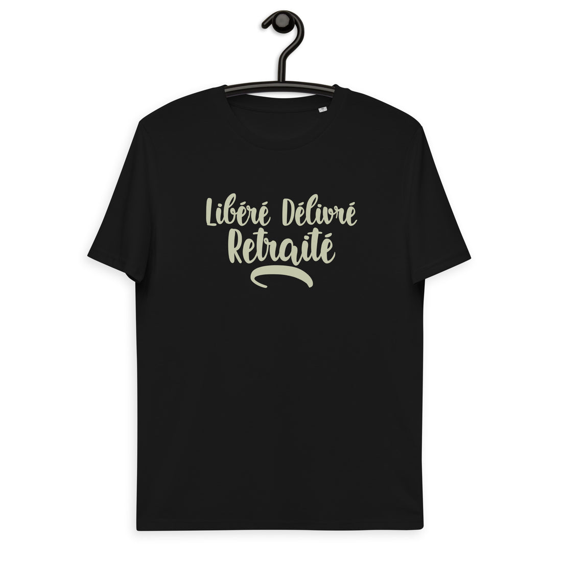 Libéré délivré retraité - T-shirt unisexe en coton biologique