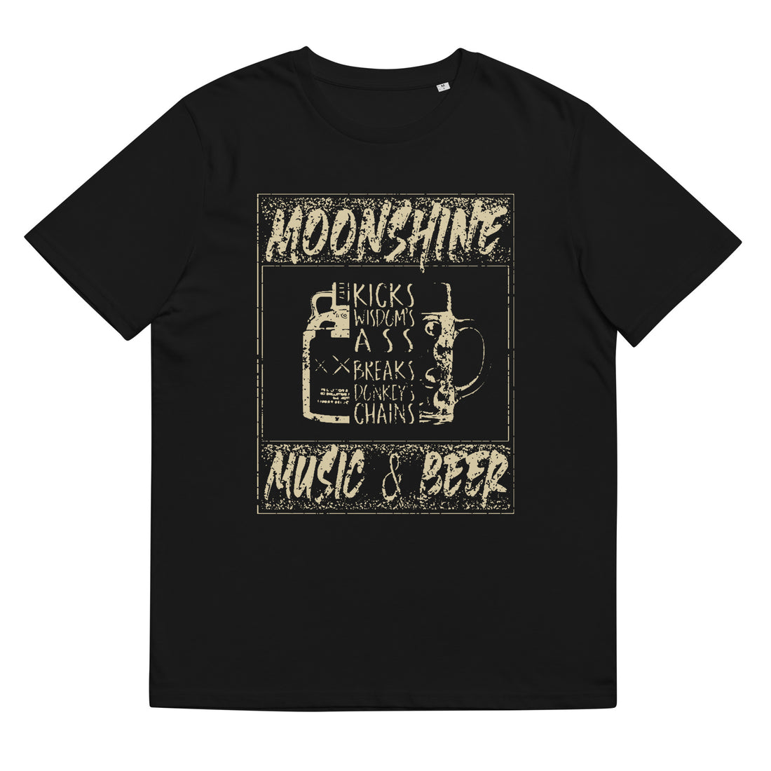Luke L Duke - Moonshine - T-shirt unisexe en coton biologique