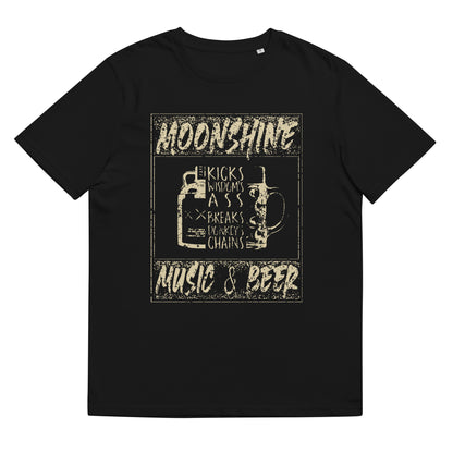 Luke L Duke - Moonshine - T-shirt unisexe en coton biologique