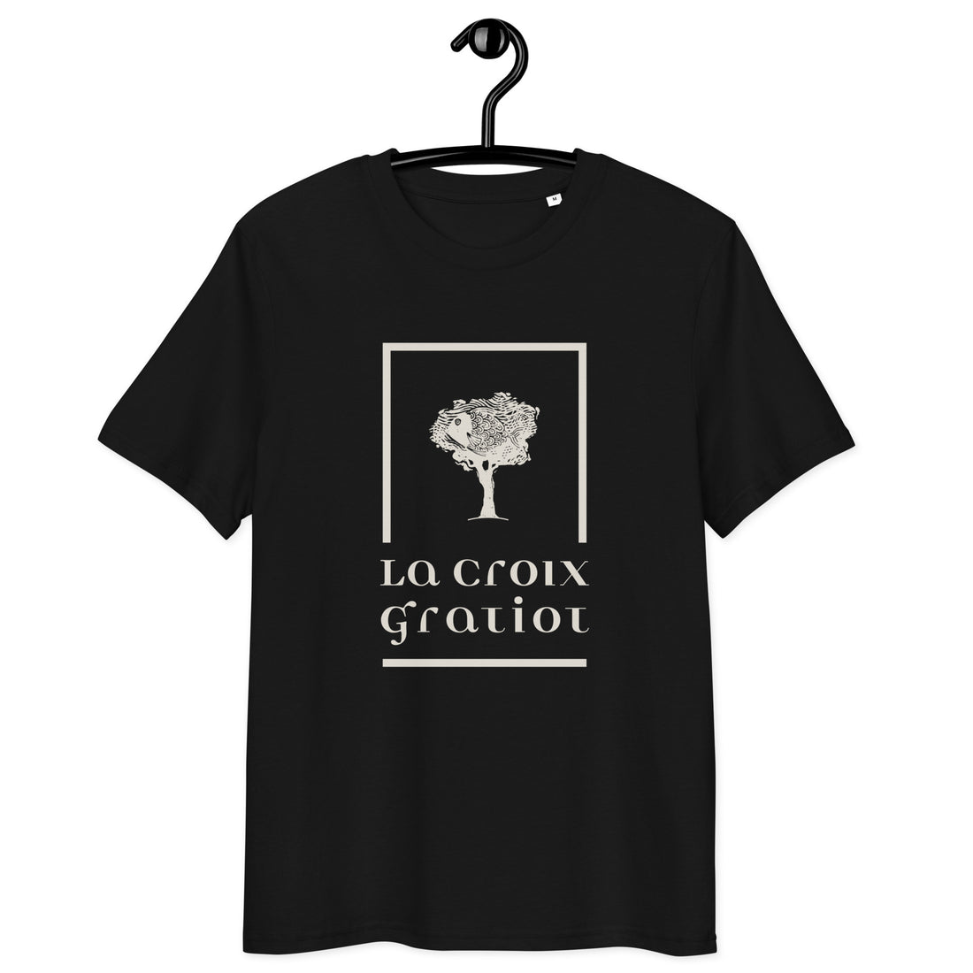 La Croix Gratiot - T-shirt unisexe en coton biologique - Imp. Coeur uniquement