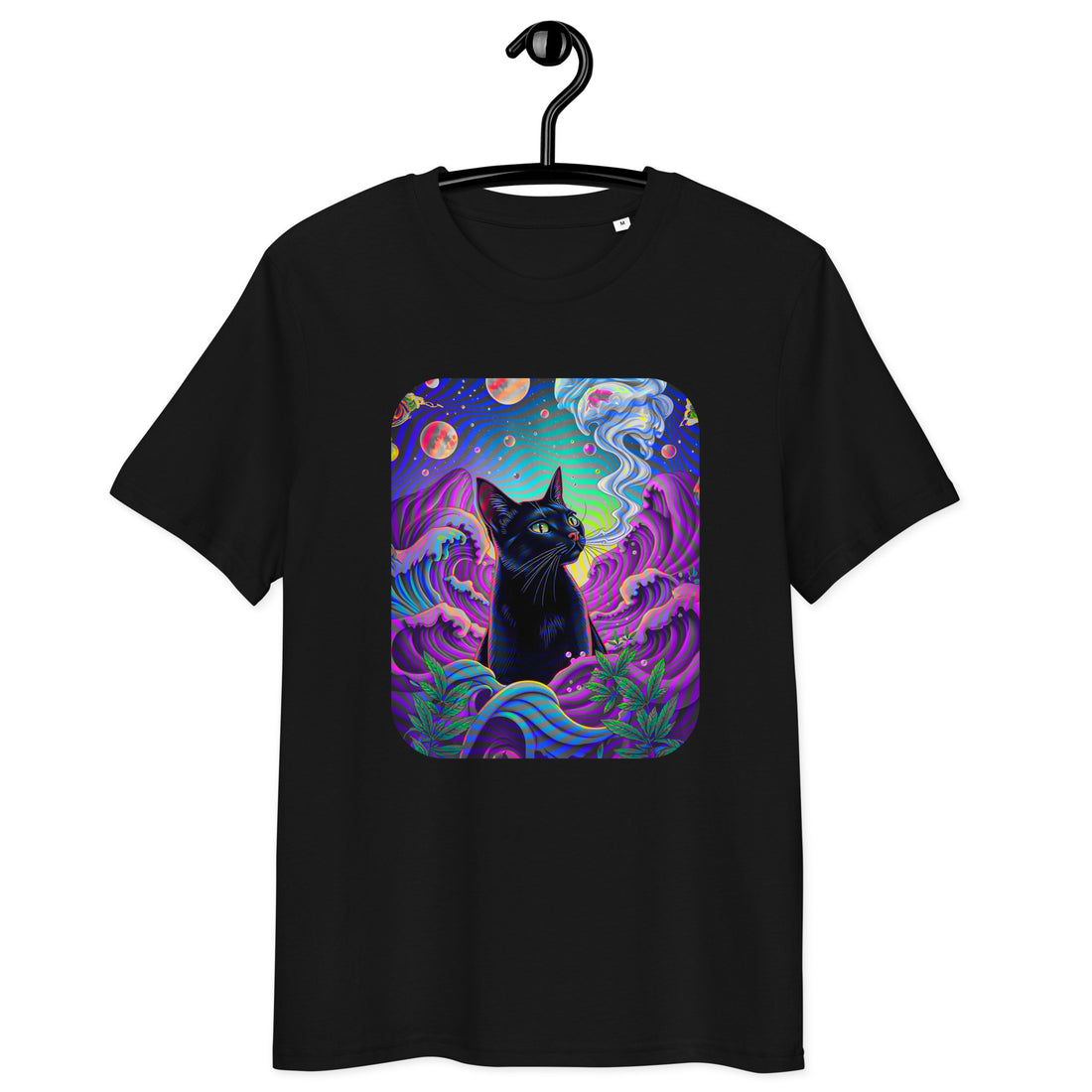 Chat psyché - T-shirt unisexe en coton biologique