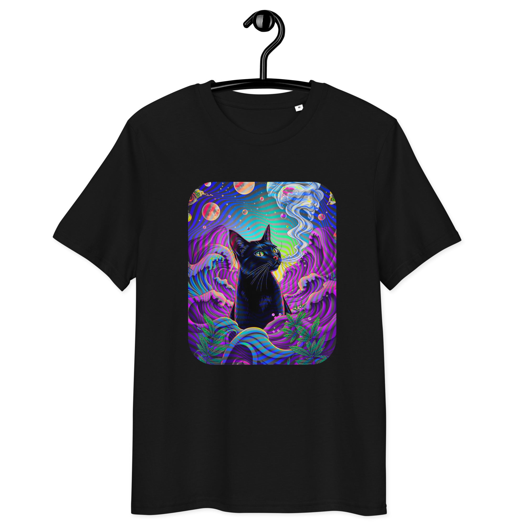 Chat psyché - T-shirt unisexe en coton biologique