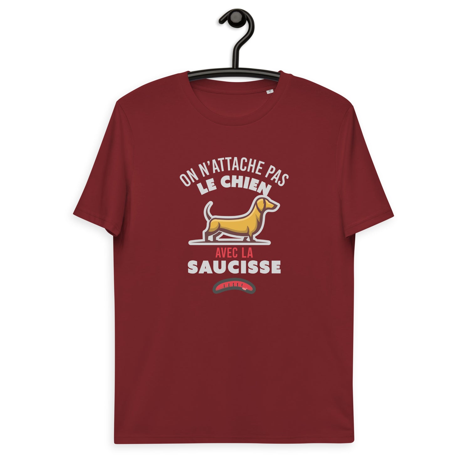 Chien Saucisse - T-shirt unisexe en coton biologique