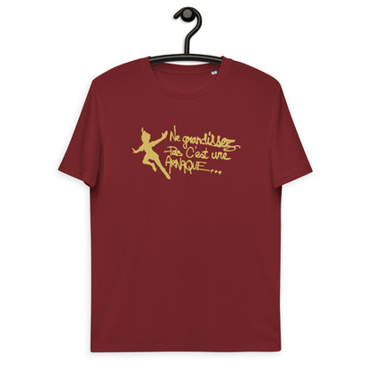 Ne grandissez pas  -  T-shirt unisexe en coton biologique
