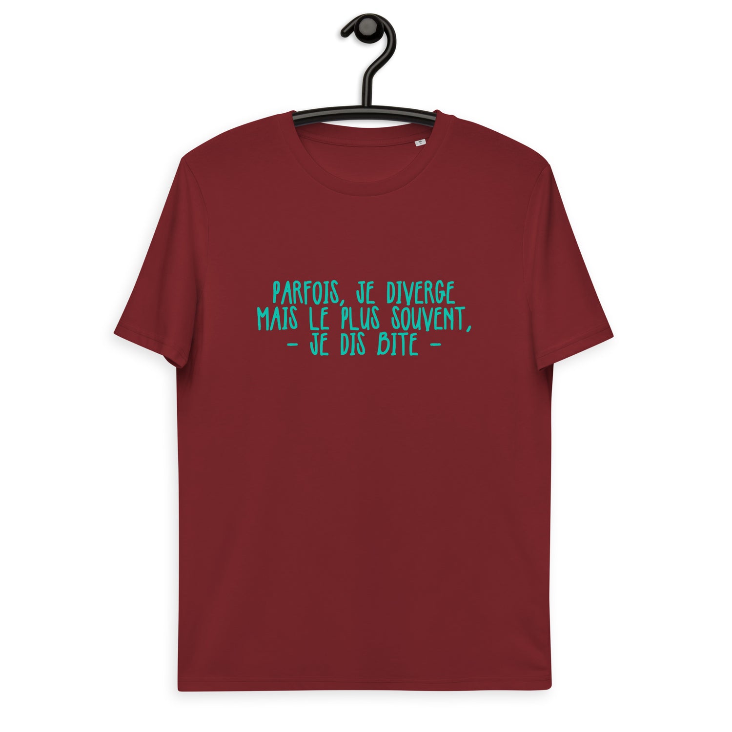 Parfois, je diverge - T-shirt unisexe en coton biologique