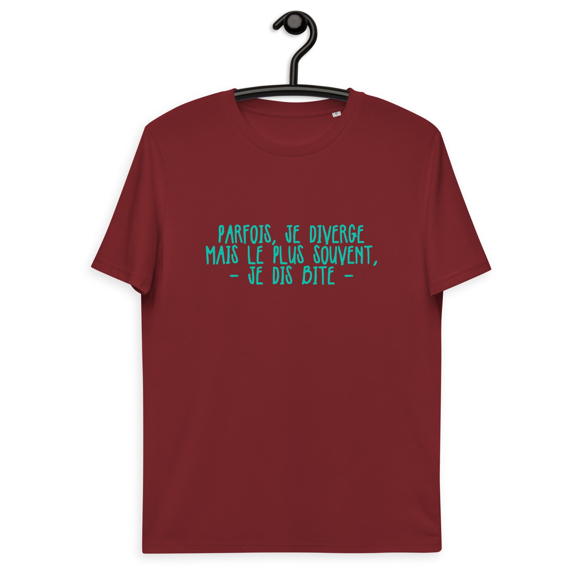 Parfois, je diverge - T-shirt unisexe en coton biologique