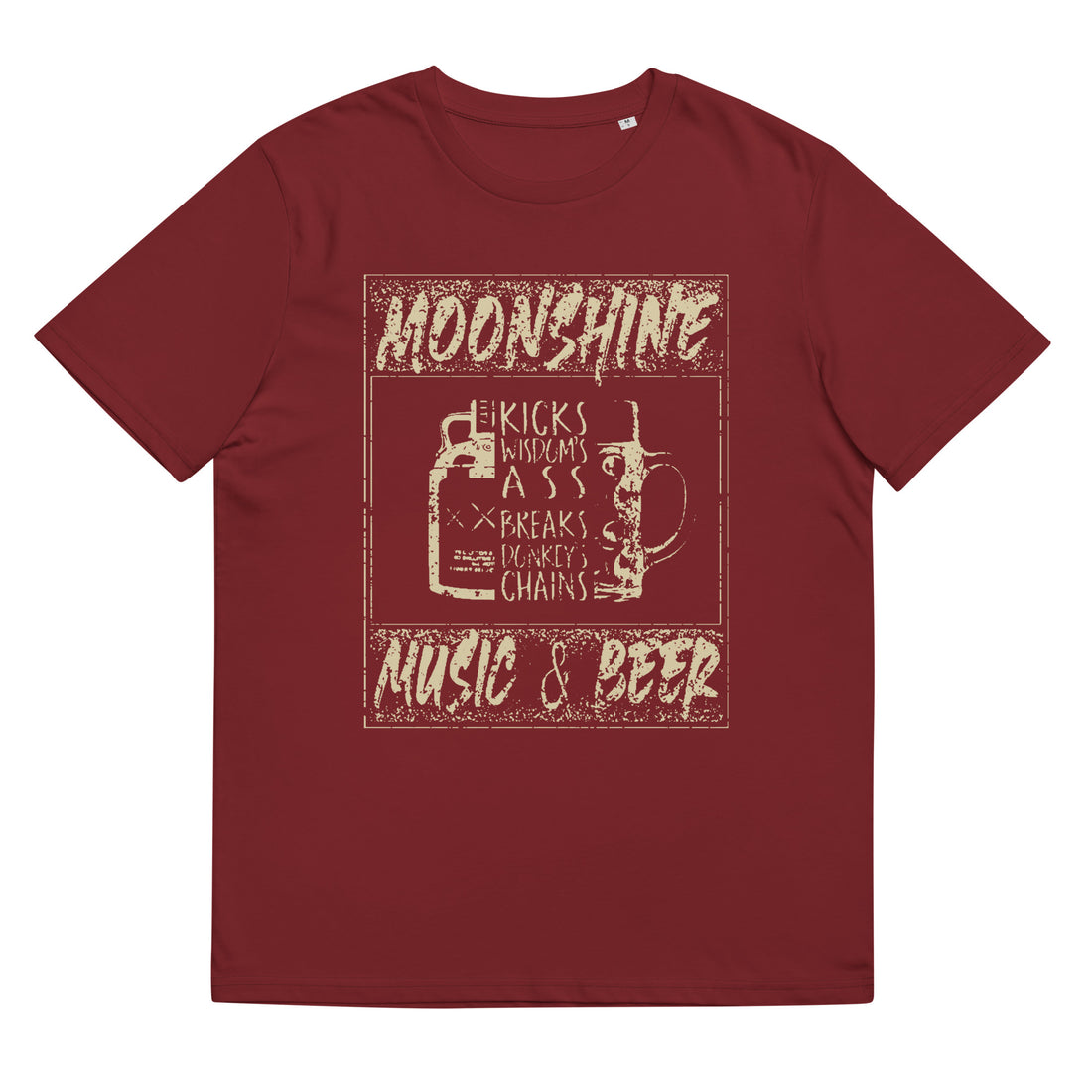 Luke L Duke - Moonshine - T-shirt unisexe en coton biologique
