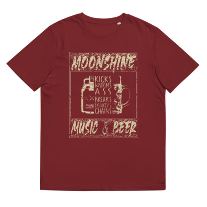 Luke L Duke - Moonshine - T-shirt unisexe en coton biologique