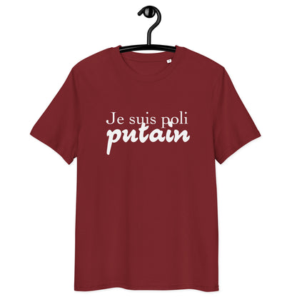 Je suis poli - T-shirt unisexe en coton biologique