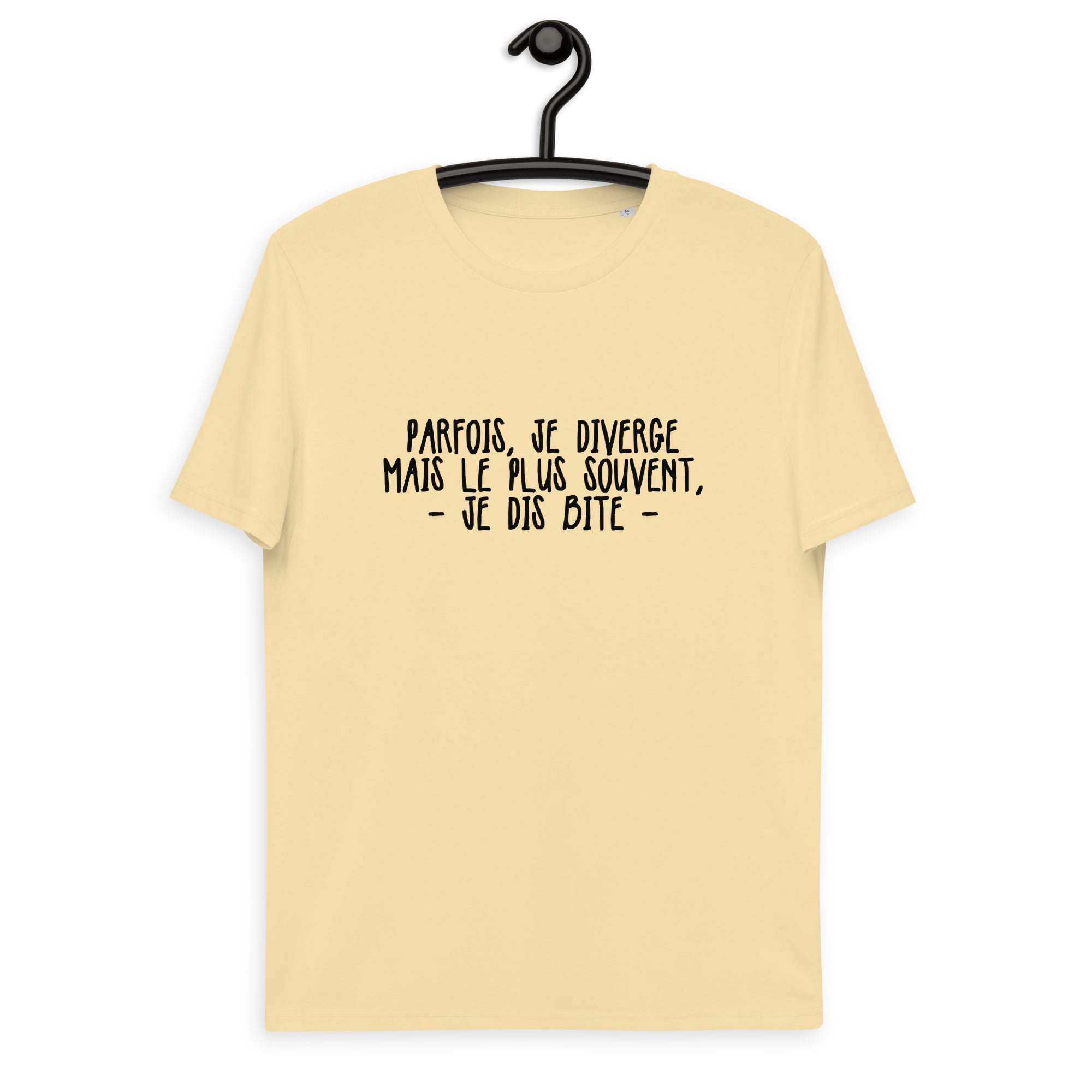 Parfois, je diverge - T-shirt unisexe en coton biologique