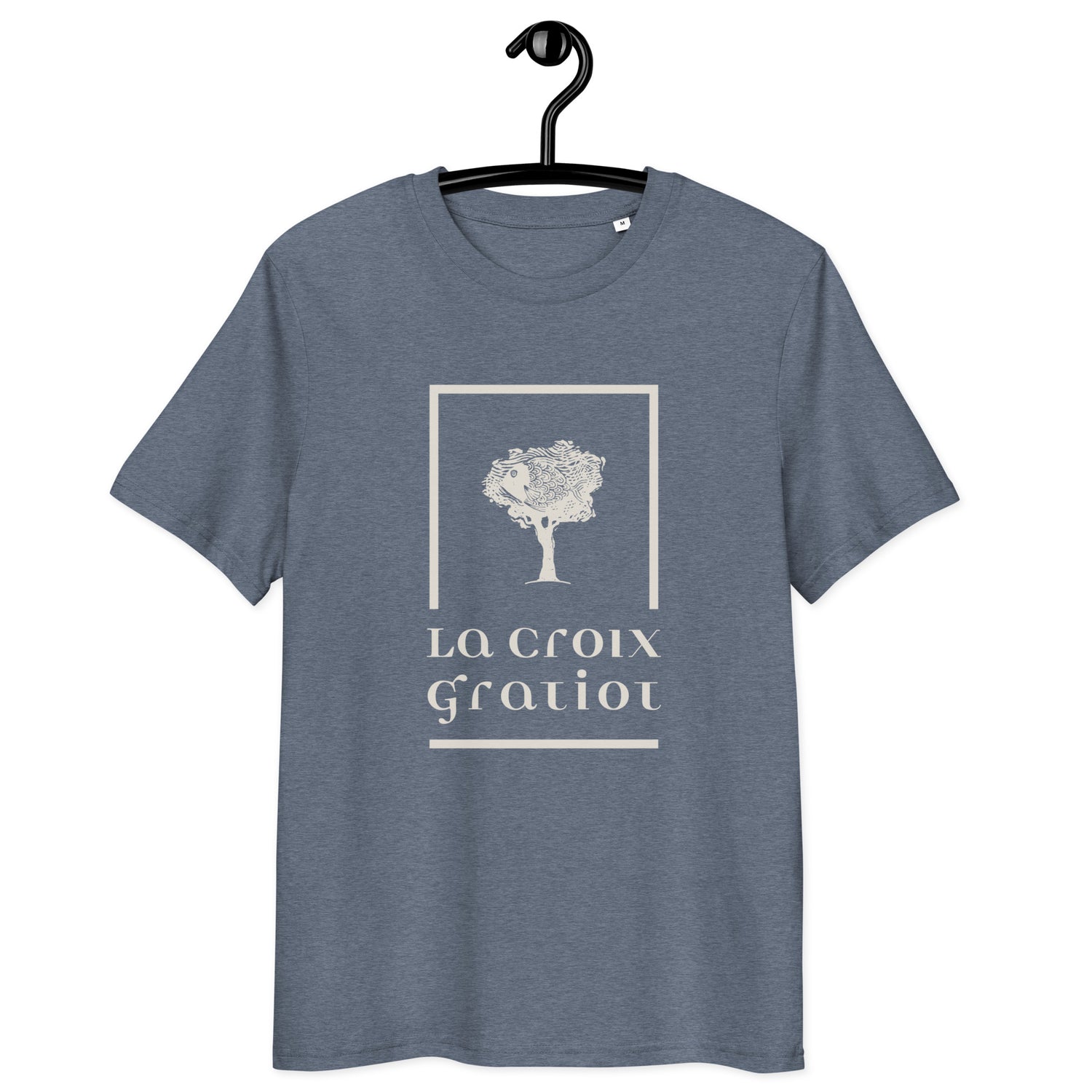 La Croix Gratiot - T-shirt unisexe en coton biologique - Imp. Coeur uniquement