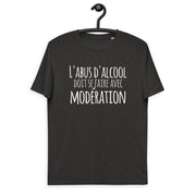 L'abus d'alcool - T-shirt unisexe en coton biologique