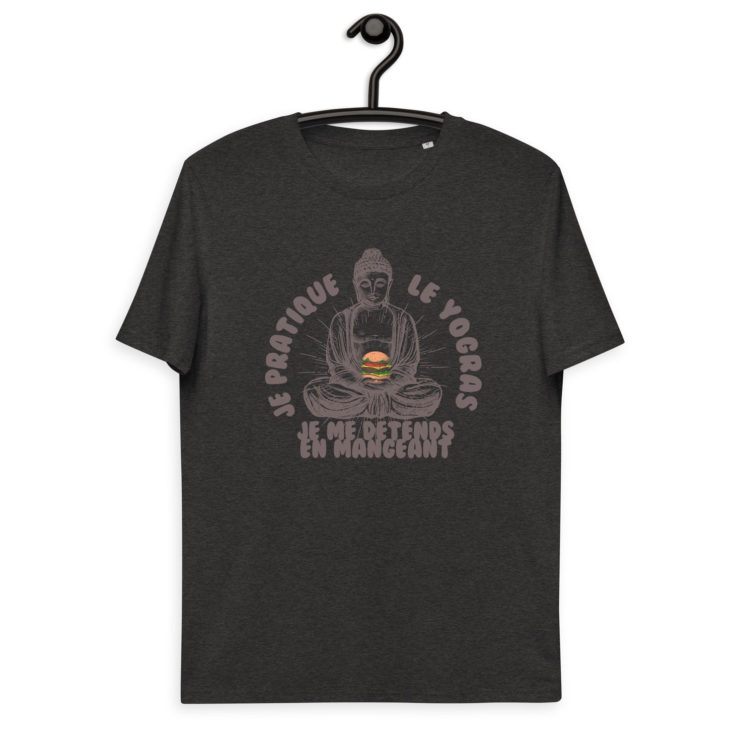 Je pratique le yogras -T-shirt unisexe en coton biologique