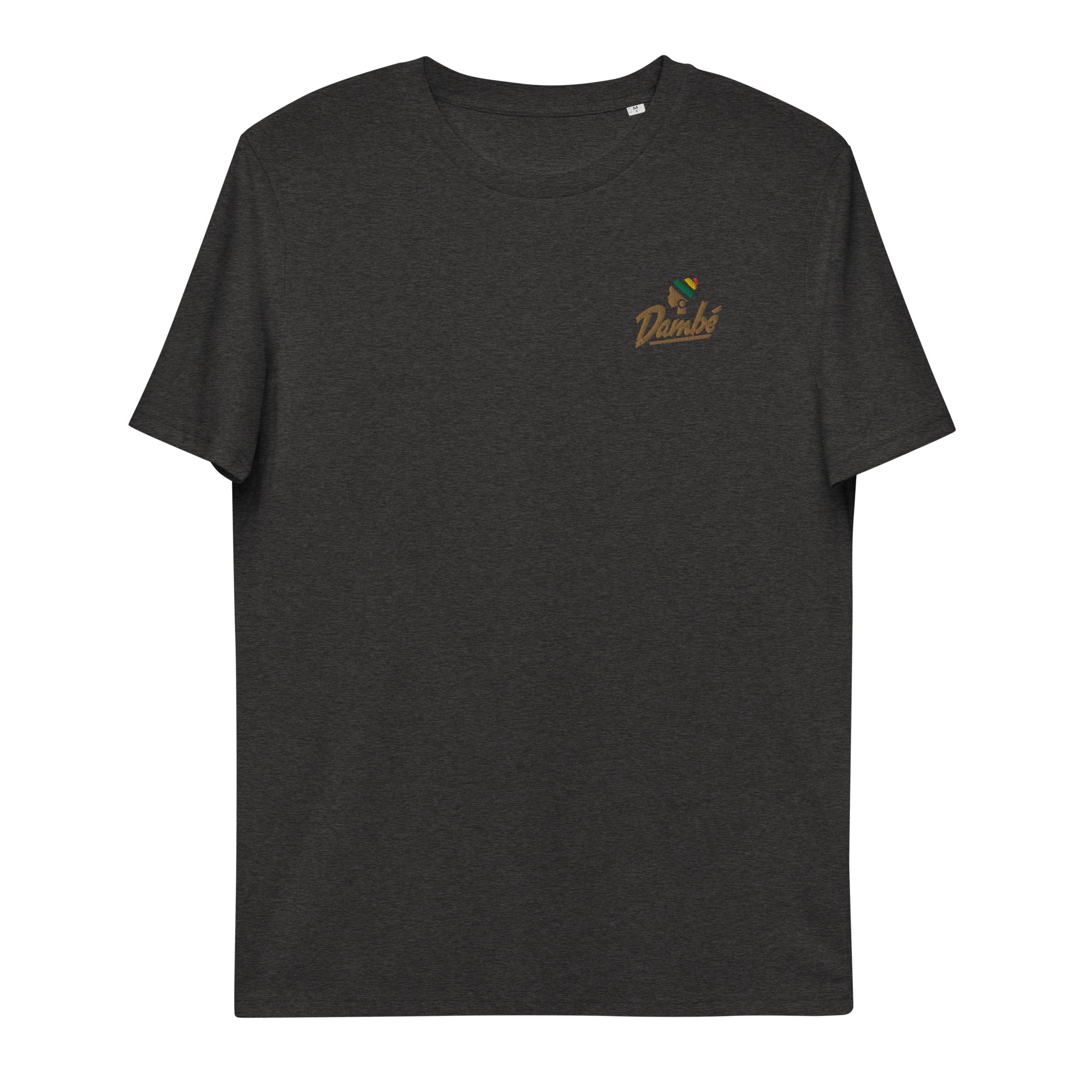 Dambé visage - T-shirt unisexe en coton biologique brodé