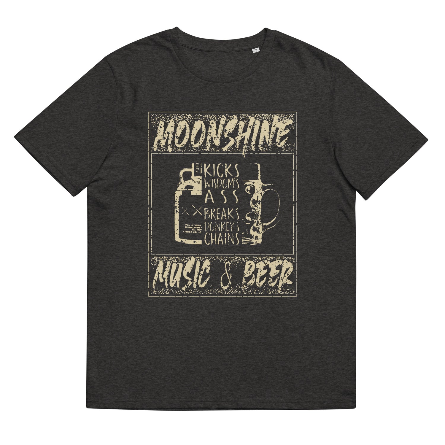 Luke L Duke - Moonshine - T-shirt unisexe en coton biologique