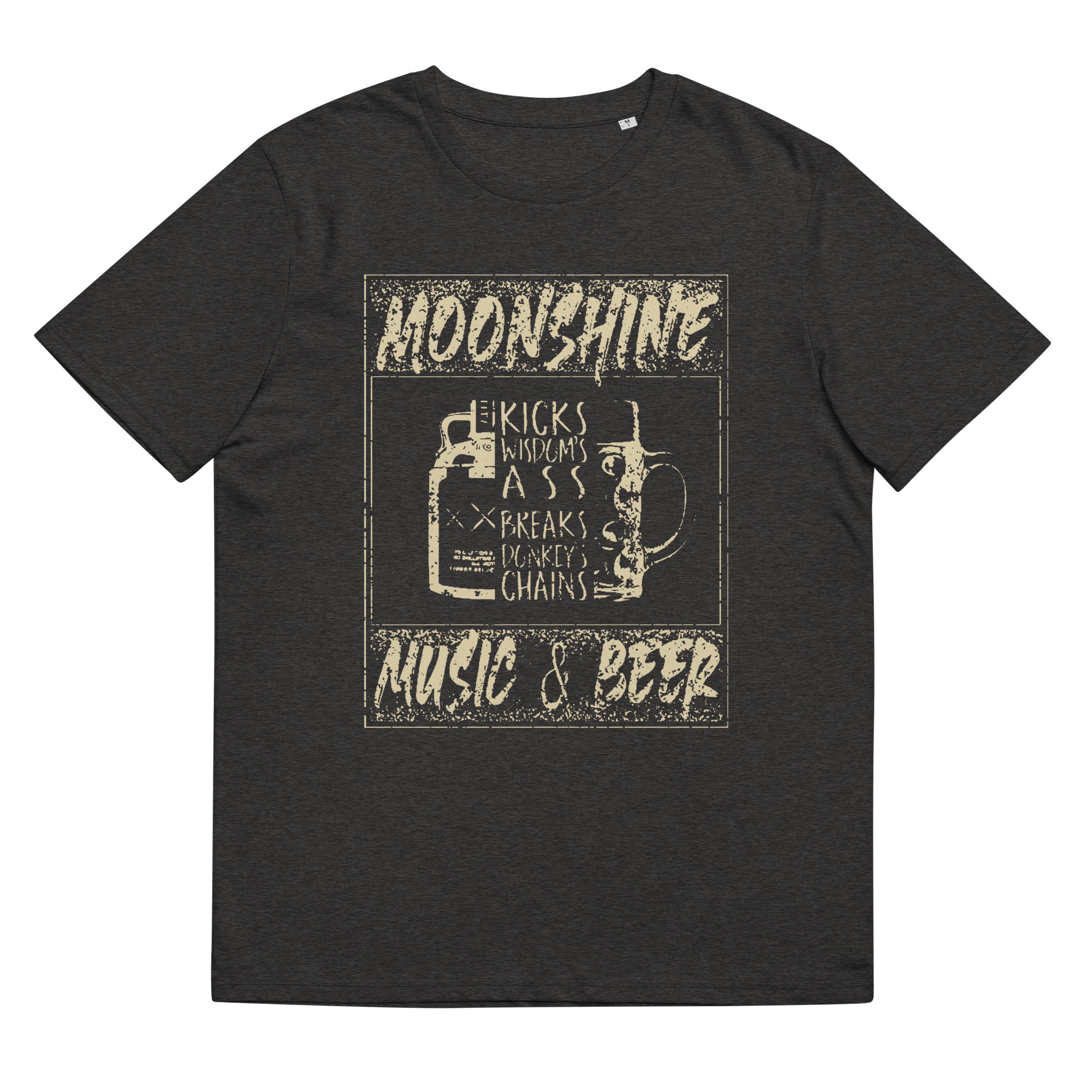 Luke L Duke - Moonshine - T-shirt unisexe en coton biologique